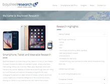 Tablet Screenshot of baystreetresearch.com